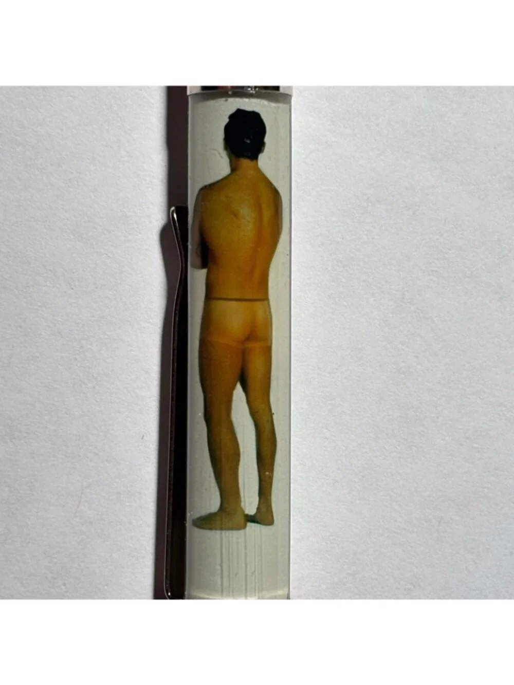 Male Stripper Floaty Pen Nude Model Naked Man Nudie Collectible Vintage Strip
